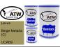 Preview: Lexus, Beige Metallic (C), UCAB9: 500ml Lackdose + 500ml Klarlack + 250ml Härter - Set, von ATW Autoteile West.